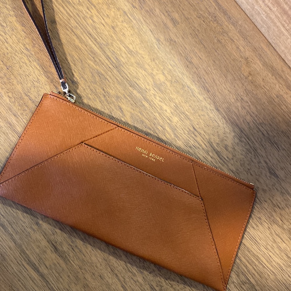 Henri Bendel Leather Wristlet